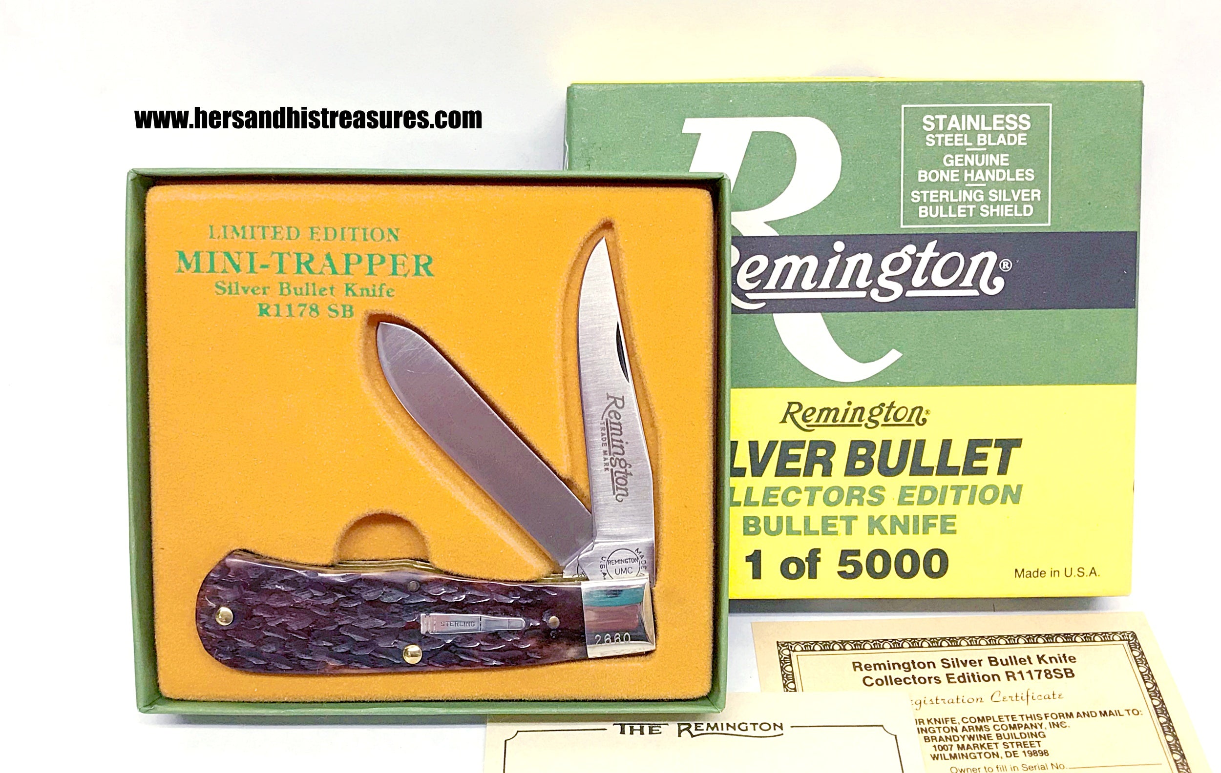 Remington R1178SB Limited-Edition Mini Trapper Silver Bullet 