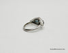 1975 Sarah Coventry Silver Tone Shadows Adjustable Ring - Hers and His Treasures