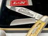 1993 Case XX SC6347 L&N Railroad Second Cut Bone Stockman Pocket Knife - Hers and His Treasures