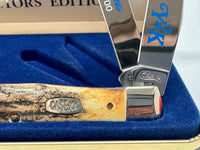 1999-2000 Case XX 5254 Y2K w/ 2000 Silver Eagle Stag Pocket Knife - Hers and His Treasures