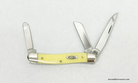 2001 Case XX 3318 CV Yellow Delrin Stockman Pocket Knife - Hers and His Treasures