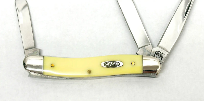 2001 Case XX 3318 CV Yellow Delrin Stockman Pocket Knife - Hers and His Treasures