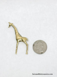 Vintage Modernist Anne Dick Giraffe Pin - Hers and His Treasures