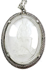 Vintage Avon Goddess Diana Intaglio Pendant Necklace - Hers and His Treasures