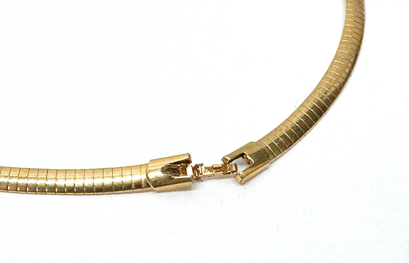 Vintage Avon Omega Gold Tone Necklace - Hers and His Treasures