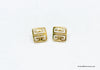 Vintage Givenchy Paris NY Logo Design Earrings - Hers and His Treasures