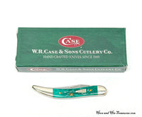 2007 Case XX 610096 Jade Bone Texas Tiny Toothpick Pocket Knife - Hers and His Treasures