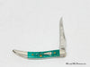 2007 Case XX 610096 Jade Bone Texas Tiny Toothpick Pocket Knife - Hers and His Treasures