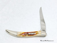 2008 Case XX R511096 Red Stag Tiny Toothpick Pocket Knife - Hers and His Treasures