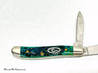 2006 Case XX 6220 Kentucky Bluegrass Bone Peanut Pocket Knife - Hers and His Treasures