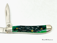 2006 Case XX 6220 Kentucky Bluegrass Bone Peanut Pocket Knife - Hers and His Treasures