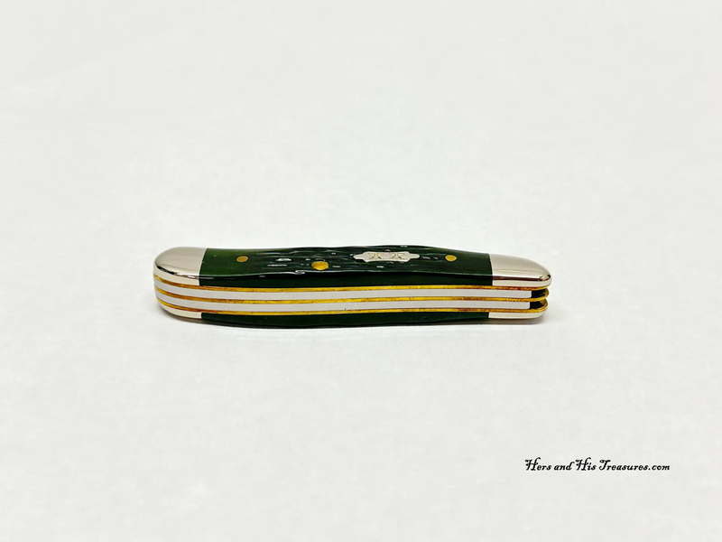 2005 Case XX 6220 Hunter Green Bone Peanut Pocket Knife - Hers and His Treasures