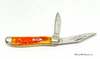 2005 Case XX 6220 Orange Peel Bone Limited Edition Peanut Pocket Knife - Hers and His Treasures