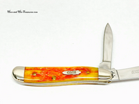 2005 Case XX 6220 Orange Peel Bone Limited Edition Peanut Pocket Knife - Hers and His Treasures