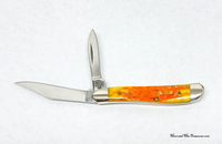 2005 Case XX 6220 Orange Peel Bone Limited Edition Peanut Pocket Knife - Hers and His Treasures