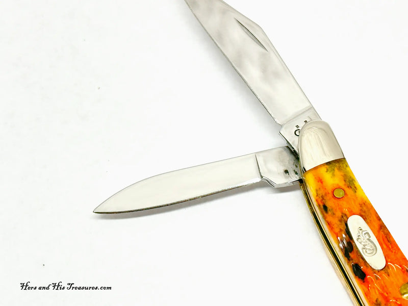 2006 Case XX Autumn Jigged Bone Peanut Pocket Knife - Hers and His Treasures