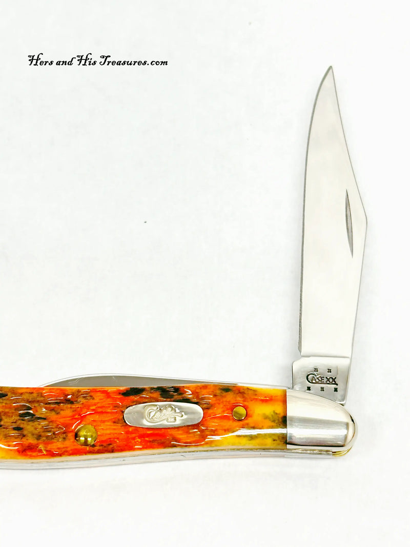 2006 Case XX Autumn Jigged Bone Peanut Pocket Knife - Hers and His Treasures