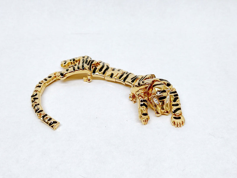 Vintage Articulating Panther Shoulder Link Brooch Pin - Hers and His Treasures