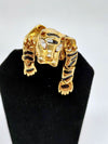 Vintage Articulating Panther Shoulder Link Brooch Pin - Hers and His Treasures