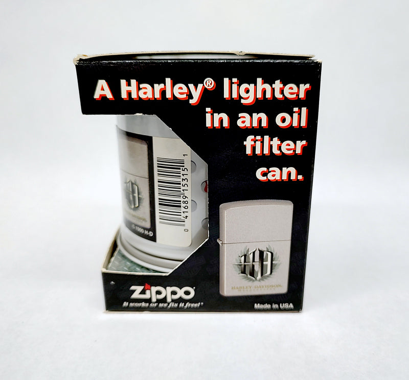 New 2000 Harley Davidson Motorcycles Oil Can Windproof Zippo Lighter - Hers and His Treasures