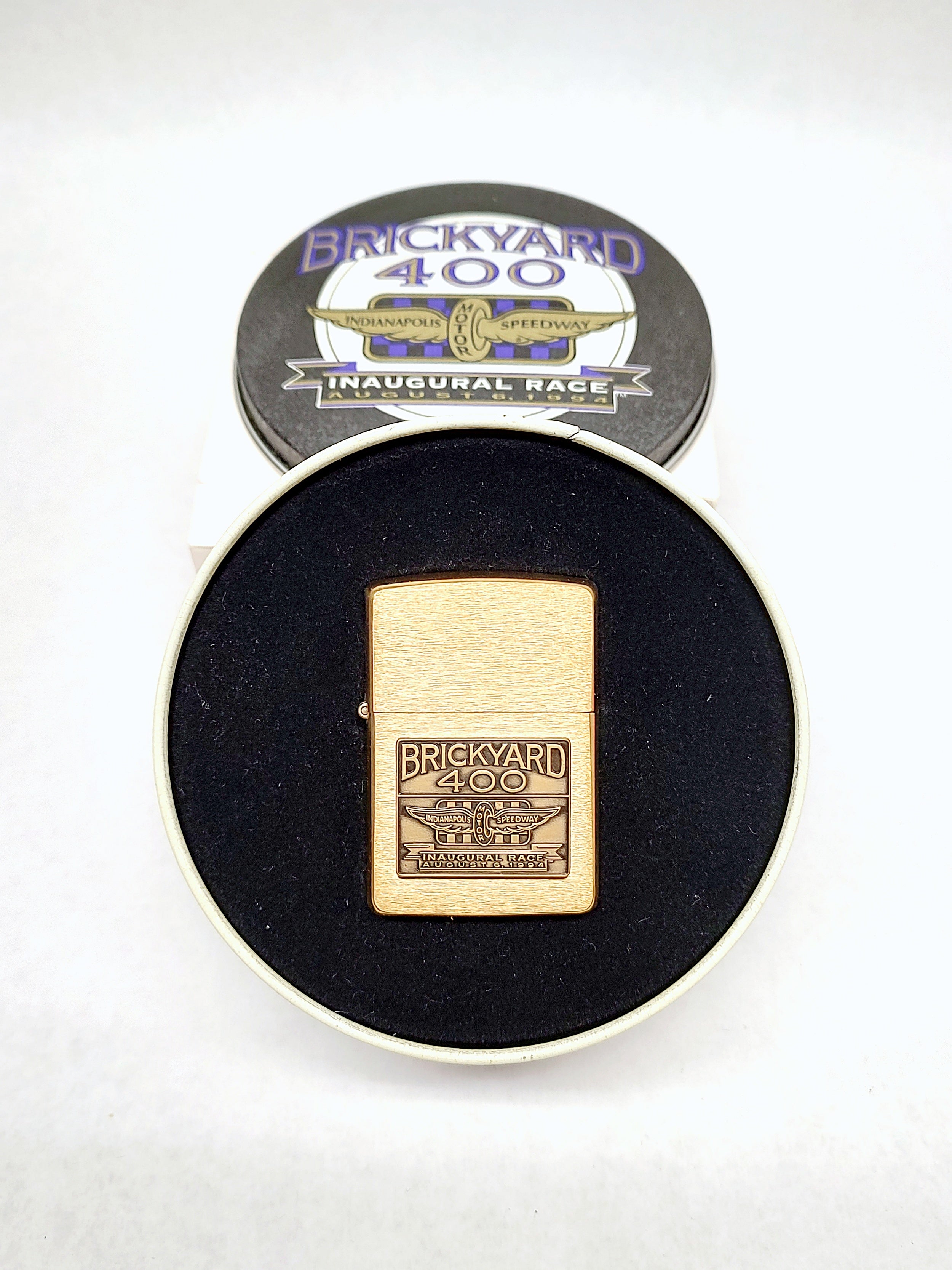 New 1994 Brickyard 400 Inaugural Race Zippo Lighter in Collectible 