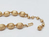 Vintage Trifari Brushed Gold Tone Beaded Necklace | USA - Hers and His Treasures