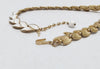 Trifari White Enamel Gold Tone Chevron Leaf Necklace - Hers and His Treasures