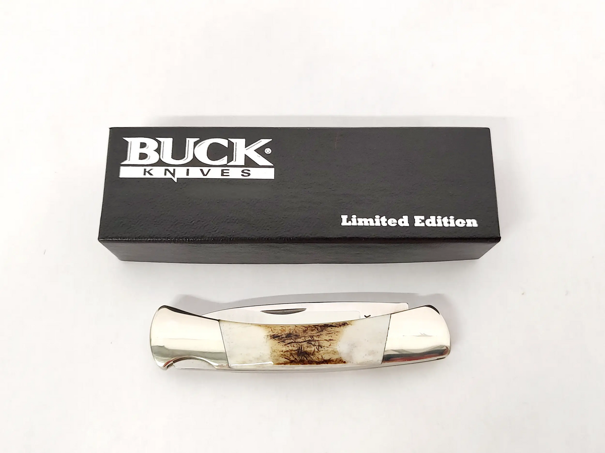 New 2006 Buck 503 Stag Custom Prince Pocket Knife - Hers and His Treasures