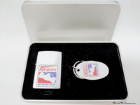 1999 Indy Racing League Pep Boys Zippo and Keychain Set