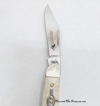 2007 Case XX 6208 Appaloosa Bone Half Whittler Pocket Knife