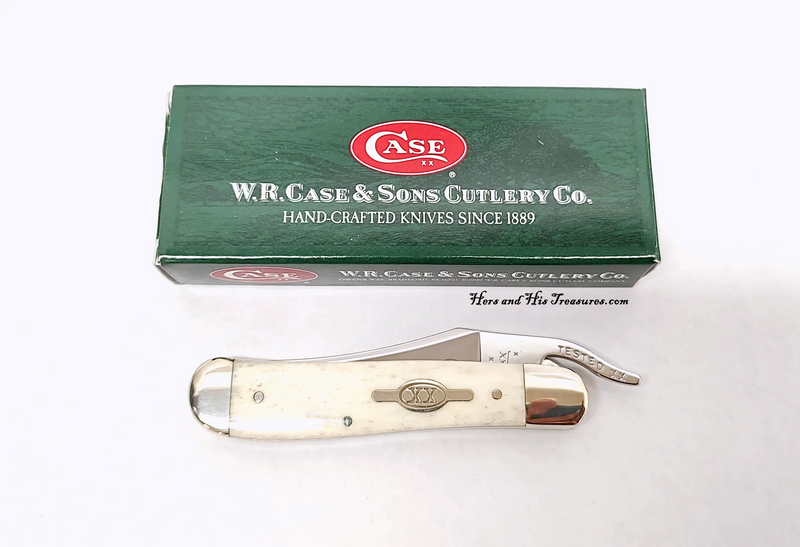 2007 Case XX 61953L Smooth Appaloosa Bone Russlock Pocket Knife