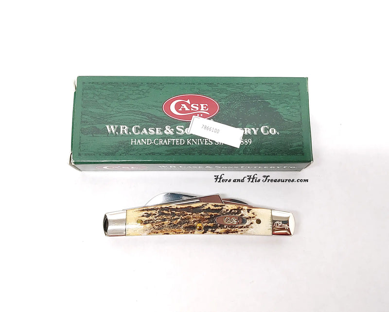 2006 Case XX 54052 India Stag Medium Congress Pocket Knife