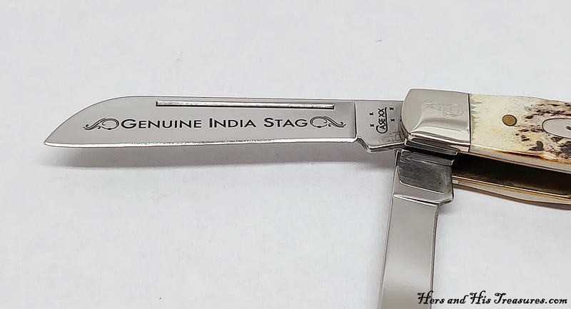 2006 Case XX 54052 India Stag Medium Congress Pocket Knife