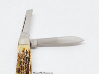 2006 Case XX 54052 India Stag Medium Congress Pocket Knife