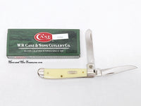 2008 Case XX 3207 Yellow Delrin Mini Trapper Pocket Knife