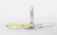 2008 Case XX 3207 Yellow Delrin Mini Trapper Pocket Knife