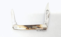 2007 Case XX 52109X Stag Baby Copperhead Pocket Knife with Scrolled Bolsters