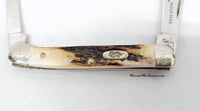 2007 Case XX 52109X Stag Baby Copperhead Pocket Knife with Scrolled Bolsters