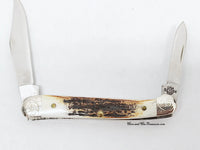 2007 Case XX 52109X Stag Baby Copperhead Pocket Knife with Scrolled Bolsters