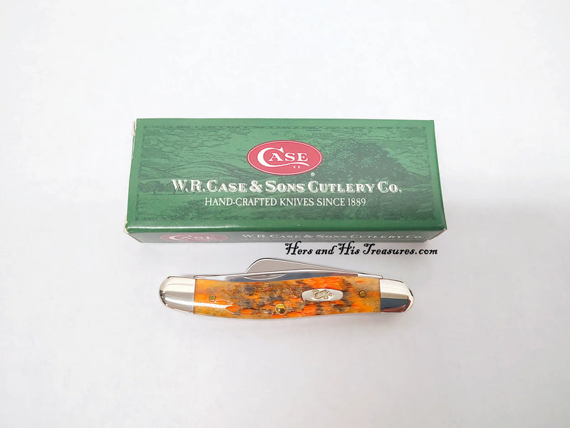 2006 Case XX 6318 Autumn Bone Medium Stockman Pocket Knife