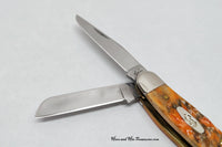 2006 Case XX 6318 Autumn Bone Medium Stockman Pocket Knife