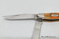 2006 Case XX 6318 Autumn Bone Medium Stockman Pocket Knife