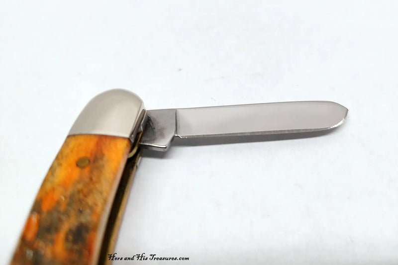 2006 Case XX 6318 Autumn Bone Medium Stockman Pocket Knife