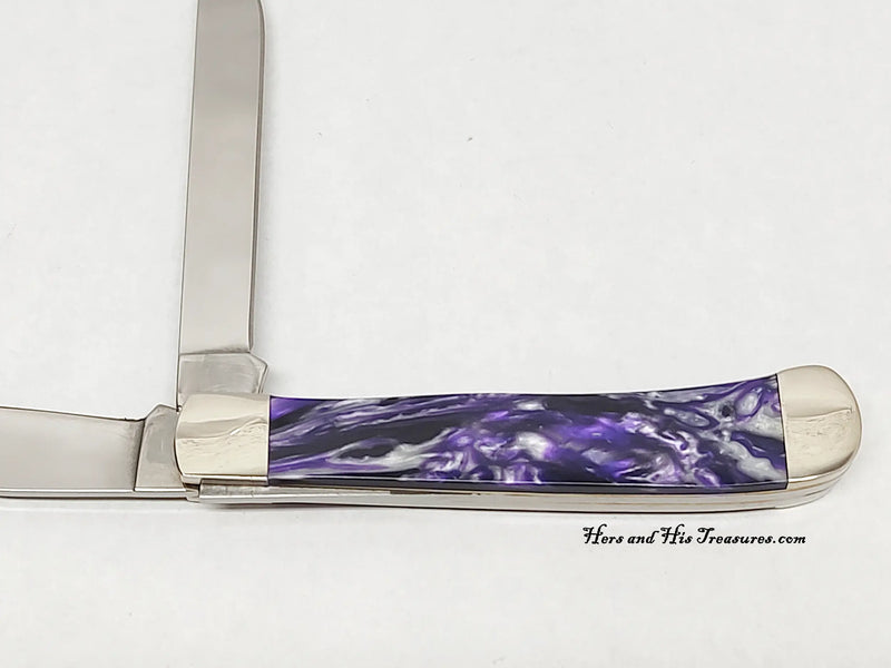 2006 Case XX 3254 Purple Passion Corelon Trapper Pocket Knife