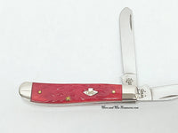 2005 Case XX 6207 Red Bone Mini Trapper Pocket Knife