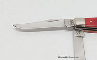 2005 Case XX 6207 Red Bone Mini Trapper Pocket Knife