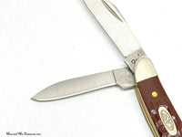 2007 Case XX 6220 Brown Jigged Delrin Peanut Pocket Knife - Hers and His Treasures