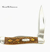 2005 Case XX 6220 Oak Pakka Rattlesnake Peanut Pocket Knife - Hers and His Treasures