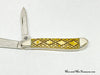 2005 Case XX 6220 Antique Bone Rattlesnake Peanut Pocket Knife - Hers and His Treasures