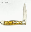 2005 Case XX 6220 Antique Bone Rattlesnake Peanut Pocket Knife - Hers and His Treasures